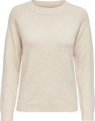 Produktbild von ONLY Basic Strickpullover Stretch Sweater Langarm Rundhals Shirt ONLRICA Größe: 42