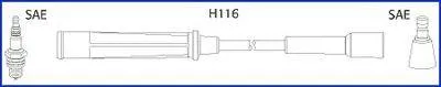 Produktbild von HITACHI 134464 Zündkabelsatz Zündleitungssatz