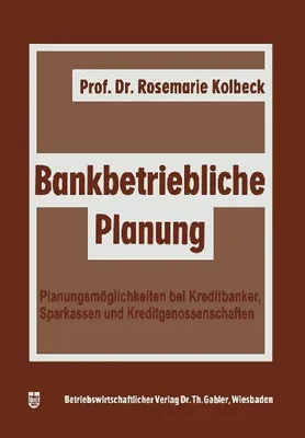 Produktbild von Bankbetriebliche Planung