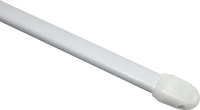 Produktbild von Gardinia Vitragestange flachoval weiß, Ø 11 mm, ausziehbar 30 - 50 cm