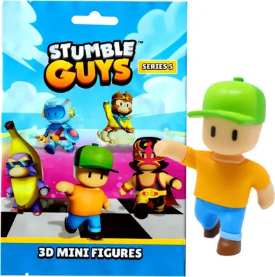 Produktbild von Stumble Guys 3D Sammelfiguren Serie 5 - Chrome - Figur 1. Mr Stumble