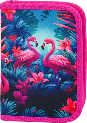 Produktbild von BAAGL Federmäppchen 1-Fach Flamingos