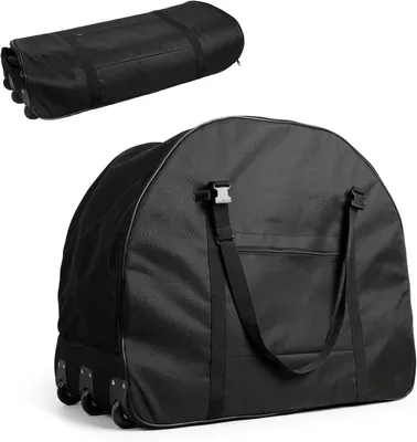 Produktbild von Faltrad-Transporttasche Premium für SachsenRAD F2 / F3 / F11 / F12,  Faltradtasche mit 3 Rollen Gepolsterte Schutzhülle für 20" bis 22" Klappräder