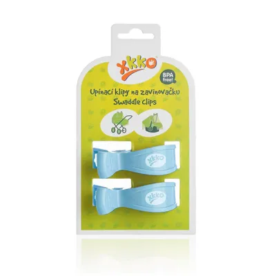 Produktbild von Kinderwagenklammern 2 Stück - Blau