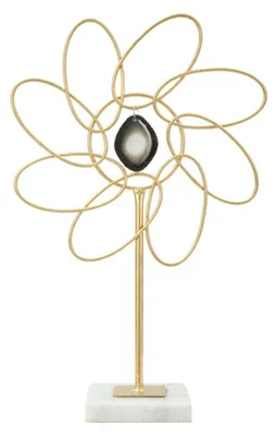 Image de Mauro Ferretti, décoration "Glam Daisy", dimensions : 24 x 10 x 37,5 cm