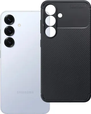 Produktbild von Case passend für Samsung S25 Carbon Premium black