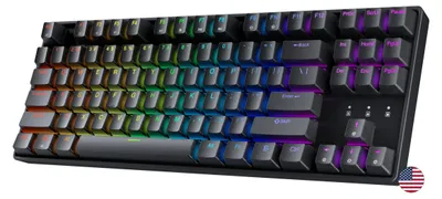 Productafbeelding van Hot Swappable mechanisch gaming toetsenbord | 87 toetsen met RGB LED