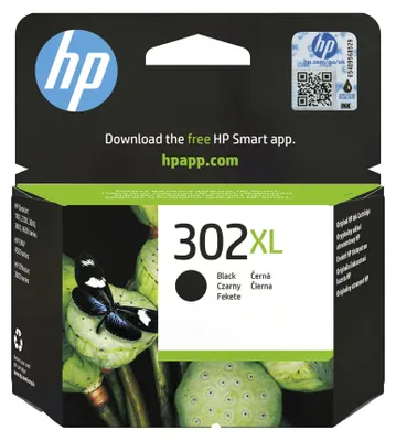 Immagine prodotto di Cartuccia di stampa HP 302XL nero (F6U68AE)