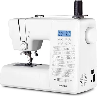Produktbild von Nähmaschine Digital MEDION SD 36, 38W, 270 Stichprogramme, 700 U/min, LED, Weiß