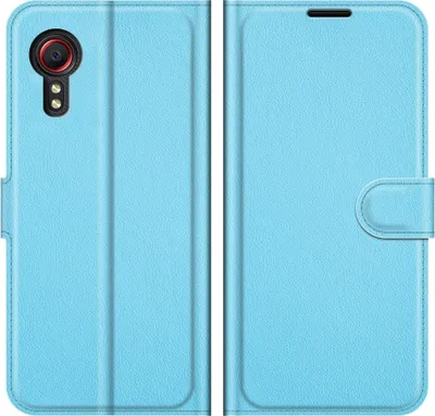 Produktbild von Samsung Galaxy Xcover 5 Hülle - Coverup Klapphülle - Hellblau