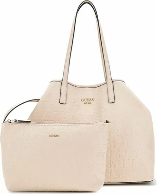 Produktbild von GUESS Handtasche Damen Vikky II Stone HWBG9318290‑STO