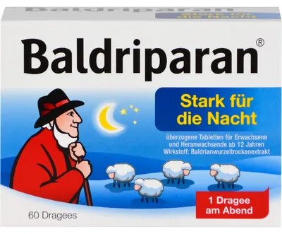 Produktbild von Baldriparan stark für die Nacht Dragees, 60 St. Tabletten
