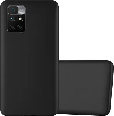 Immagine prodotto di Cadorabo custodia protettiva per Xiaomi RedMi 10 / RedMi NOTE 11 4G custodia in nero per telefono cellulare Custodia in silicone TPU Custodia Cover