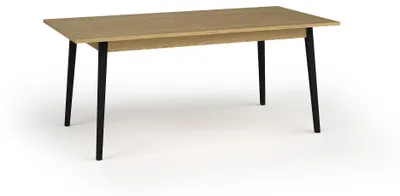 Produktbild von Masseno Ausziehbar Esstisch AXIS 160 - 200 cm x 90 cm Rechteckig Tisch für Wohnzimmer, Küche, Eichefarben