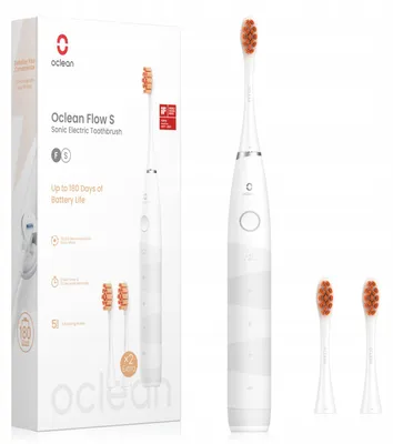 Produktbild von Sonic Zahnbürste Oclean Flow Weiß, 5 Modi, 180 Tage Akku IPX7 Flow S C01000389