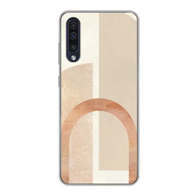 Produktbild von MuchoWow® Handyhülle Schutzhülle Hülle für Samsung Galaxy A30s Marmor - Muster - Rosa Silikon Softcase Handy Hülle - Karteninhaber