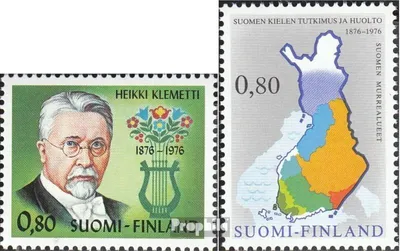 Produktbild von Briefmarken Finnland 1976 Mi 783,784 (kompl.Ausg.) postfrisch H. V. Klemetti