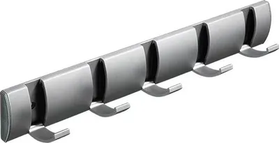 Produktbild von Wandgarderobe 5 Stück, Ausziehbare Metallhaken Aus Nickel, 40 Cm Breit Für Flur Und Umkleide
