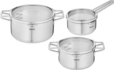 Produktbild von Topf-Set, Nordica stielkasserolle doppelgriff induktionsgeeignet edelstahl