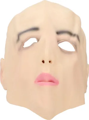 Imagen del producto de Máscara facial de látex realista para mujer, que cubre toda la cabeza, con aberturas para los ojos y la boca, ideal para disfraces y representaciones. Máscara de látex humanoide, muy realista