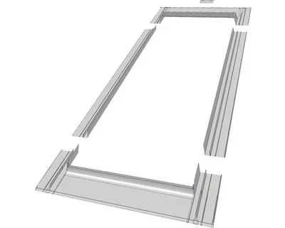 Obrázek produktu pro Těsnící lemování pro ploché krytiny 1 x 66 x 118 cm