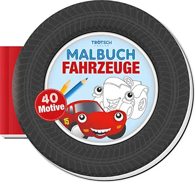 Produktbild von Trötsch Malbuch Fahrzeuge Malbuch
