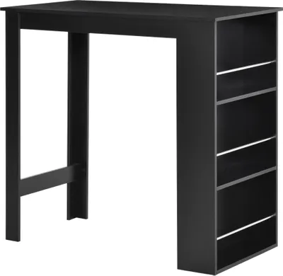 Obrázek produktu pro Barový stůl Bistro - Barový stůl - 3 police - Na nápoje a lahve - 112×57×106 cm