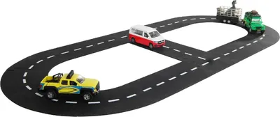 Produktbild von Autobahn Straßenteile Puzzle aus Kunststoff mit 18 Teilen