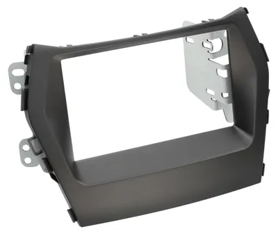 Image de Adaptateur de façade 2-DIN pour Hyundai Santa Fe noir