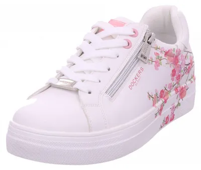 Produktbild von Dockers by Gerli Sneaker Damen  weiß/pink Basics Polyurethan EU39