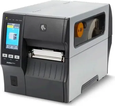 Produktbild von Zebra ZT411 Thermotransfer On-metal 300dpi Disp. Farbe RFID USB RS232 BT Ethernet