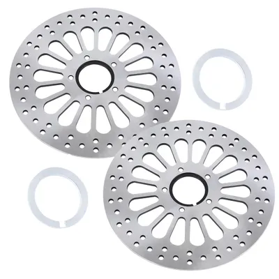 Produktbild von Motorrad-Bremsscheiben - Vordere Bremsscheibe - 2er-Pack - 29,2 cm - Sportster 883/1200, Dyna, Touring - 2000–2005