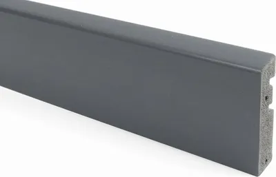 Produktbild von Primo Fußleiste SL 5106 massiv anthrazit 250 cm x 65 x 15 mm