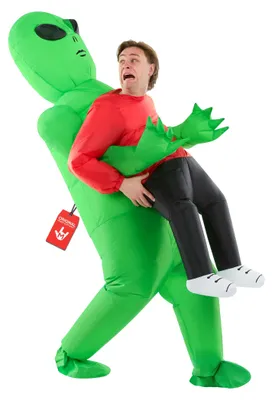 Produktbild von Morph Alien Kostüm Herren, Alien Kostüm Aufblasbar, Halloween Kostum Herren, Karneval & Fasching