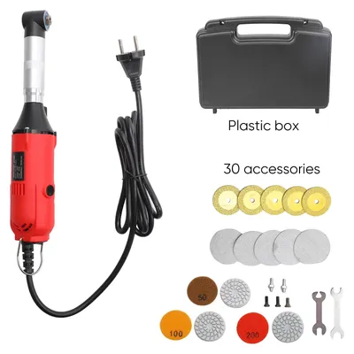 Produktbild von Elektrische Geradschleifmaschine - 350 W - 15.000 U/min - 6 variable Geschwindigkeitsstufen - 220 V AC - Zur Fugenreinigung, zum Schleifen und Polieren - Rot