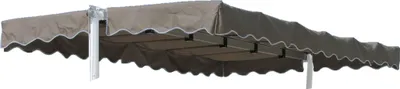 Produktbild von Ersatzdach Standmarkise Dubai Markise Beigegrau 375 x 225 cm