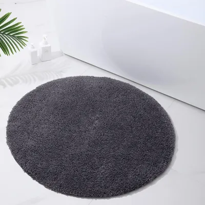 Obrázek produktu pro Měkká, huňatá koupelnová rohož z mikrovlákna, 90 cm