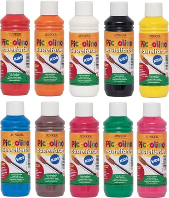 Produktbild von Piccolino Kinder-Bastelfarbe KIDS Set 10x250ml