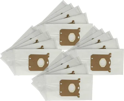 Produktbild von vhbw 20x Staubbeutel kompatibel mit AEG UltraSilencer AUSÖ3000, AUSG3901, AUSG3900 Staubsauger - 29cm x 16,5cm Weiß