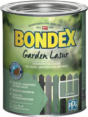 Produktbild von Bondex Garden Lasur Olivgrau 0,75 l - 424755