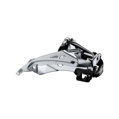 Obrázek produktu pro SHIMANO EFDTY710TSX6 přední přehazovačka horní kyvná s dvojitým tahem FD-TY710TSM6 do 48Z, 66-69°, 31,8 mm, černá/stříbrná