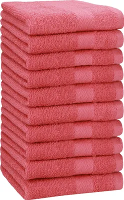 Produktbild von Betz 10 Stück Handtücher 50x100 cm PREMIUM  100% Baumwolle  Farbe: himbeere