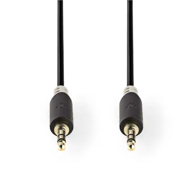 Obrázok produktu pre Nedis CABP22000AT20, 3.5mm, 3.5mm, Meďou potiahnutý hliník (CCA), 2 m, Antracit