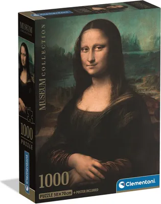 Image de Clementoni 1000 el. Puzzle Mona Lisa z Muzeum Leonardo - Oficjalny Produkt