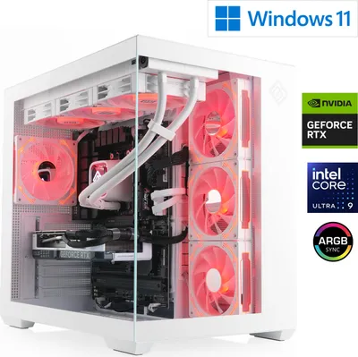 Produktbild von Gaming PC M12490H / Intel Core Ultra 9 285K, 24x 3700 MHz / NVIDIA RTX5070 / 64 Go DDR5 RAM / M.2 SSD 4000 GB - Windows 11 Home