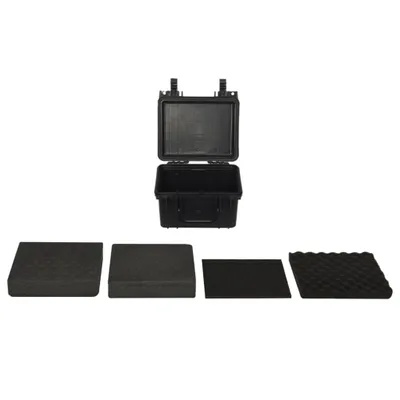 Image de vidaXL Valise de vol Portable Noir 27x25x18 cm PP
