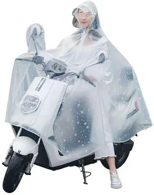 Productafbeelding van Waterdichte Poncho voor E-scooter met Transparante Bescherming