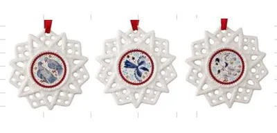 Produktbild von Hutschenreuther Vorteilset Sammelkollektion 2023 je 1 x Schmuckstern Taube Elster Möwe Porzellan 02248-727473-28689