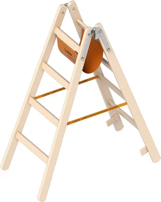 Obrázok produktu pre Layher Holzstehleiter 1038 2x4 Sprossen