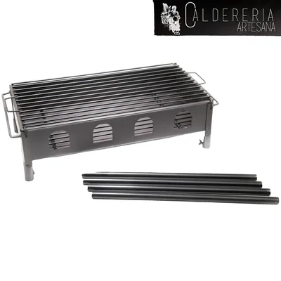 Obrázok produktu pre Gril na drevené uhlie, odnímateľné nohy, robustná konštrukcia, 350x200x500mm, 450x250x600mm, 650x350x650mm, 650x350x650mm